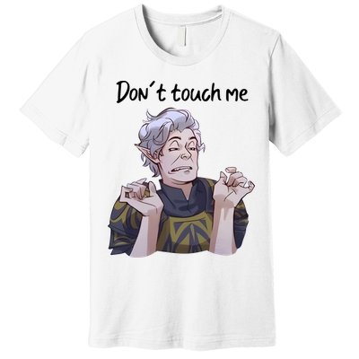 Astarion Meme DonT Touch Me Game Lover Gamer Premium T-Shirt