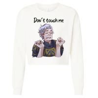 Astarion Meme DonT Touch Me Game Lover Gamer Cropped Pullover Crew