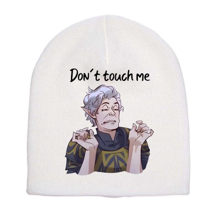 Astarion Meme DonT Touch Me Game Lover Gamer Short Acrylic Beanie