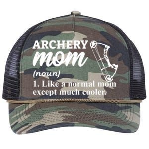 Archery Mom Definition Arrow Bow Hunting Retro Rope Trucker Hat Cap