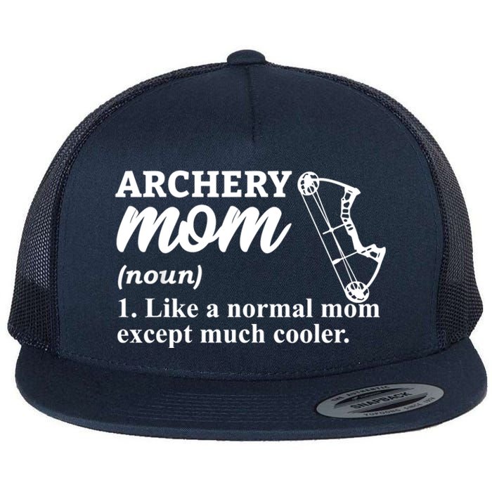 Archery Mom Definition Arrow Bow Hunting Flat Bill Trucker Hat