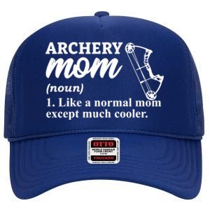 Archery Mom Definition Arrow Bow Hunting High Crown Mesh Back Trucker Hat