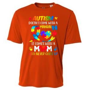 Autism Mom Doesn't Come With A Manual Wo Autism Awareness Cooling Performance Crew T-Shirt