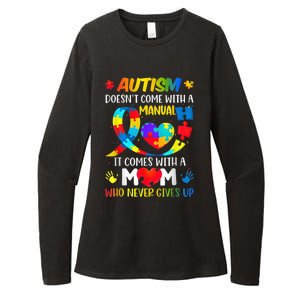 Autism Mom Doesn't Come With A Manual Wo Autism Awareness Womens CVC Long Sleeve Shirt