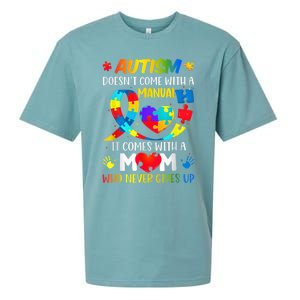 Autism Mom Doesn't Come With A Manual Wo Autism Awareness Sueded Cloud Jersey T-Shirt