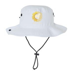 Akita Mom Dog Mom Sunflower American Akita Inu Gift Legacy Cool Fit Booney Bucket Hat