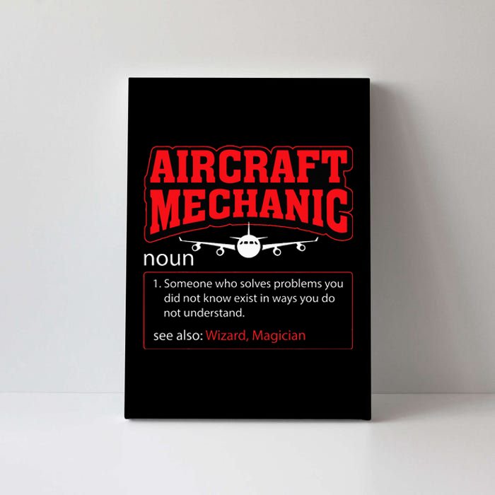 Aircraft Mechanic Definition Airplane Mechanic Canvas