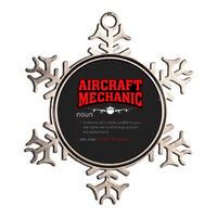 Aircraft Mechanic Definition Airplane Mechanic Metallic Star Ornament