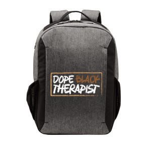 Afrocentric Melanin Dope Black Therapist Black Pride Vector Backpack