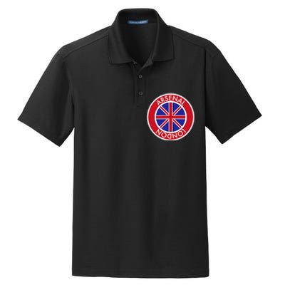 Arsenal Medallion Design Dry Zone Grid Polo