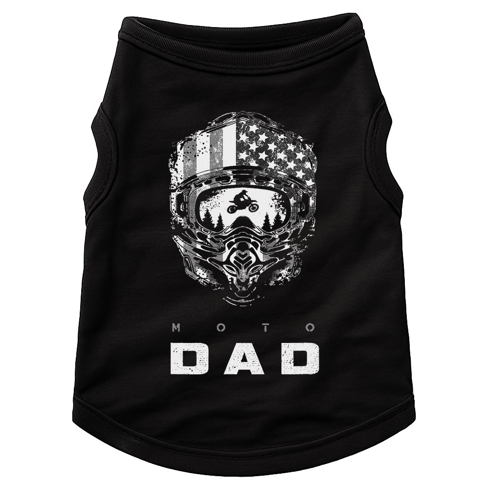 American Motocross Dad Dirt Bike Apparel Motocross Doggie Tank