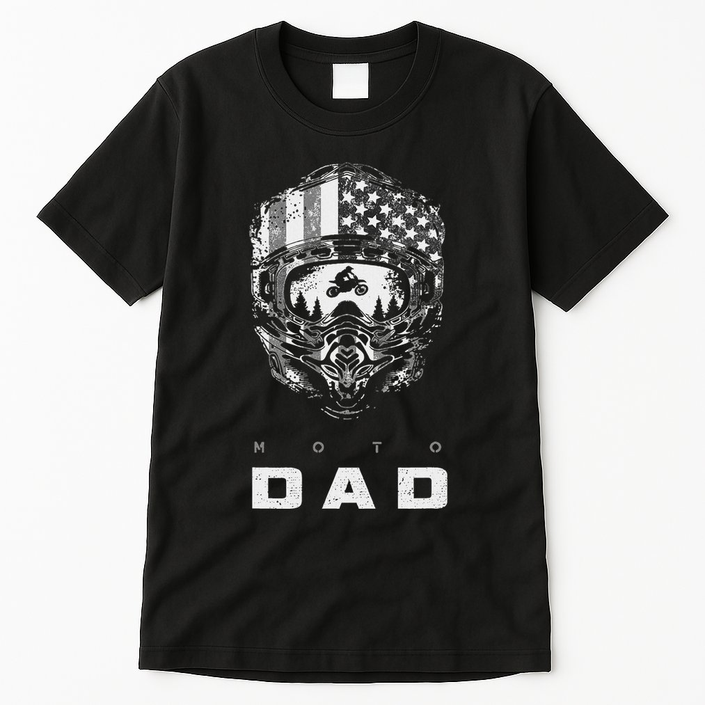 American Motocross Dad Dirt Bike Apparel Motocross Tall T-Shirt