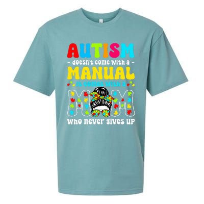 Autism Mom Doesnt Come With A Manual Sueded Cloud Jersey T-Shirt