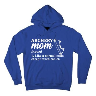 Archery Mom Definition Arrow Bow Hunting Gift Tall Hoodie