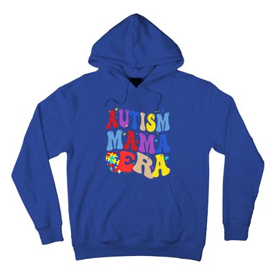 Autism Mama Era Groovy Autism Mom Mothers Day Great Gift Hoodie