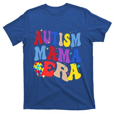 Autism Mama Era Groovy Autism Mom Mothers Day Great Gift T-Shirt