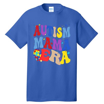 Autism Mama Era Groovy Autism Mom Mothers Day Great Gift Tall T-Shirt