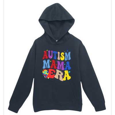 Autism Mama Era Groovy Autism Mom Mothers Day Great Gift Urban Pullover Hoodie