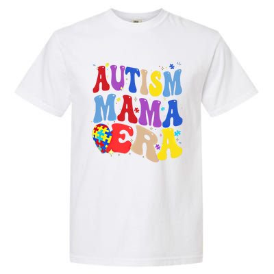 Autism Mama Era Groovy Autism Mom Mothers Day Great Gift Garment-Dyed Heavyweight T-Shirt