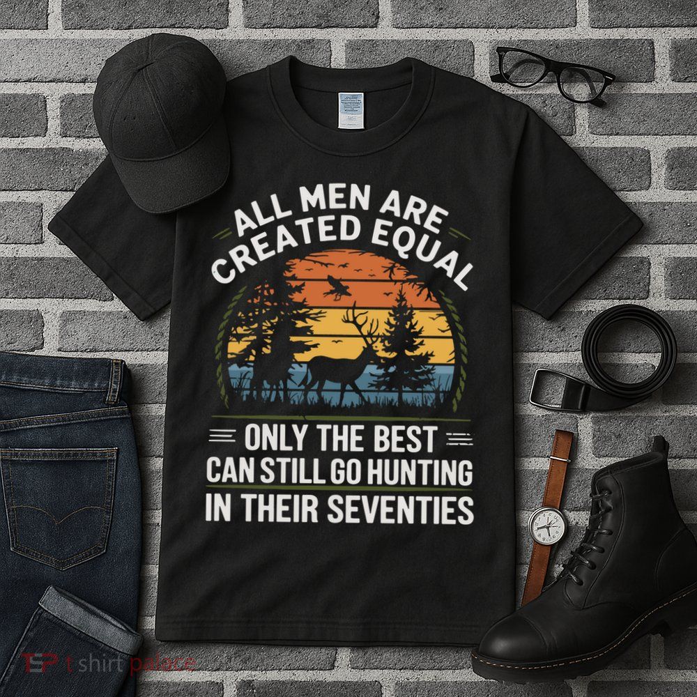 All M.En Equal Go Hunting In Seventies Outdoors Tall T-Shirt