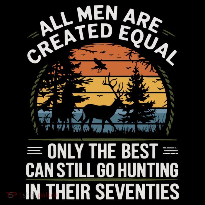 All M.En Equal Go Hunting In Seventies Outdoors Tall T-Shirt