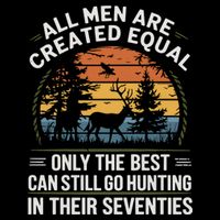 All M.En Equal Go Hunting In Seventies Outdoors Button