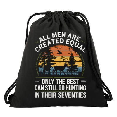 All M.En Equal Go Hunting In Seventies Outdoors Drawstring Bag