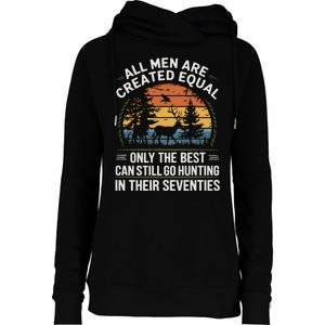 All M.En Equal Go Hunting In Seventies Outdoors Womens Funnel Neck Pullover Hood