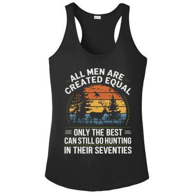All M.En Equal Go Hunting In Seventies Outdoors Ladies PosiCharge Competitor Racerback Tank