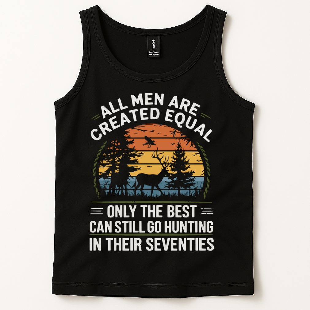 All M.En Equal Go Hunting In Seventies Outdoors Tank Top