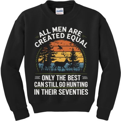 All M.En Equal Go Hunting In Seventies Outdoors Kids Sweatshirt