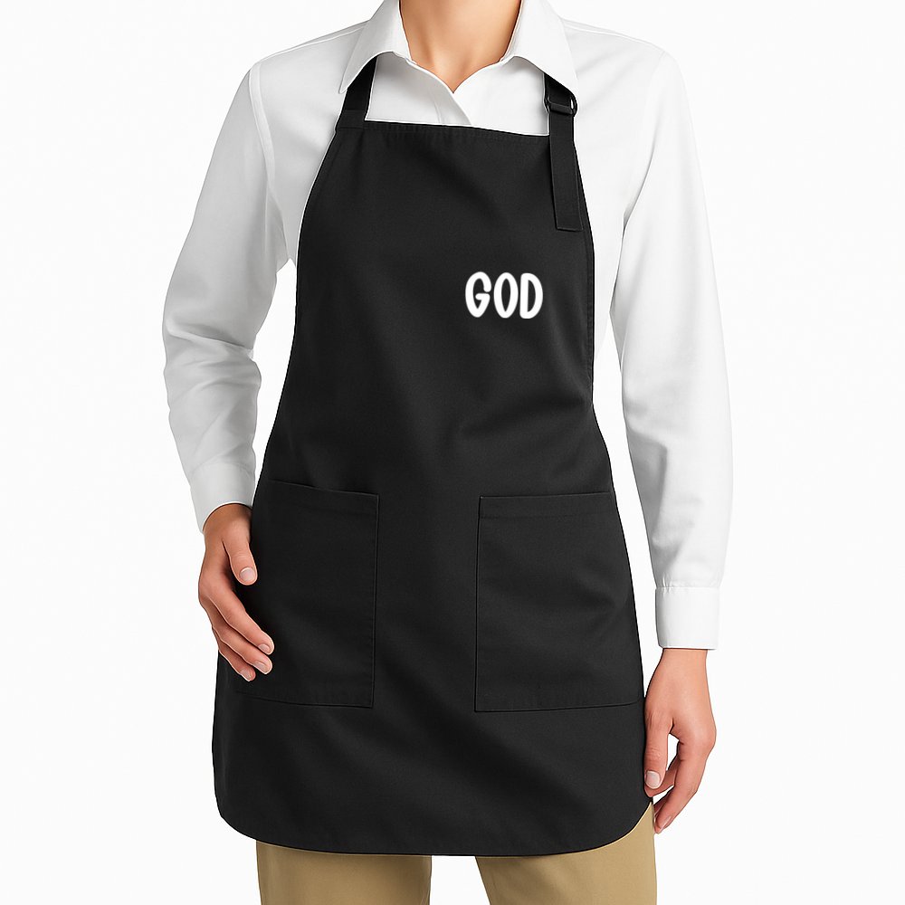 Agree Move End With God Never Doubt Amen God Front Back Apron