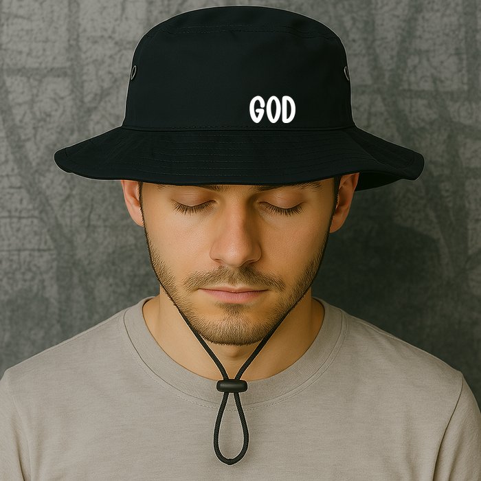 Agree Move End With God Never Doubt Amen God Front Back Bucket Hat