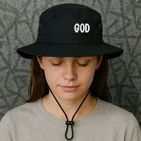 Agree Move End With God Never Doubt Amen God Front Back Bucket Hat