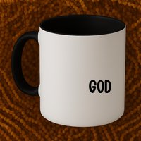 Agree Move End With God Never Doubt Amen God Front Back Mug
