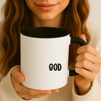 Agree Move End With God Never Doubt Amen God Front Back Mug