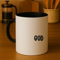Agree Move End With God Never Doubt Amen God Front Back Mug