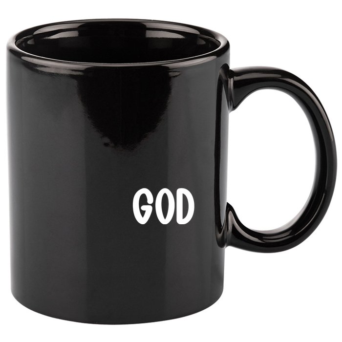 Agree Move End With God Never Doubt Amen God Front Back 11oz C Handle Ceramic Mug