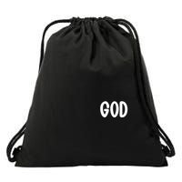 Agree Move End With God Never Doubt Amen God Front Back Drawstring Bag