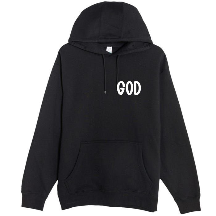 Agree Move End With God Never Doubt Amen God Front Back Premium Pullover Hoodie
