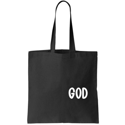 Agree Move End With God Never Doubt Amen God Front Back Bag