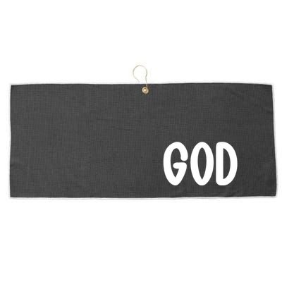 Agree Move End With God Never Doubt Amen God Front Back Large Microfiber Waffle Golf Towel