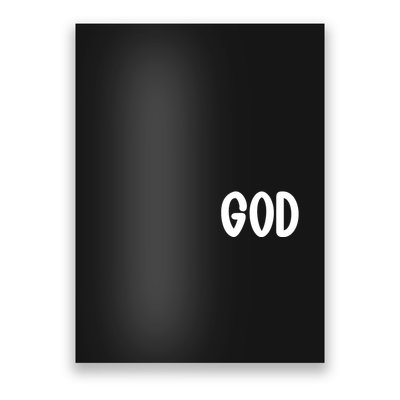 Agree Move End With God Never Doubt Amen God Front Back Poster