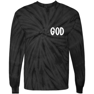 Agree Move End With God Never Doubt Amen God Front Back Tie-Dye Long Sleeve Shirt