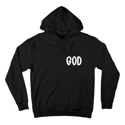 Agree Move End With God Never Doubt Amen God Front Back Tall Hoodie