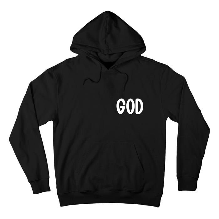 Agree Move End With God Never Doubt Amen God Front Back Tall Hoodie