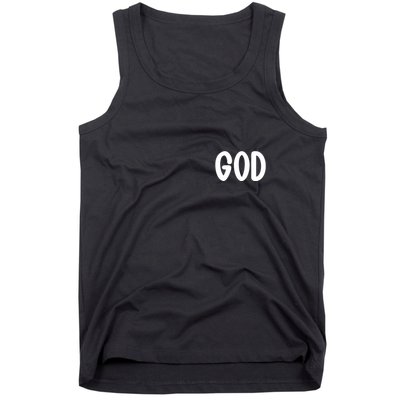 Agree Move End With God Never Doubt Amen God Front Back Tank Top
