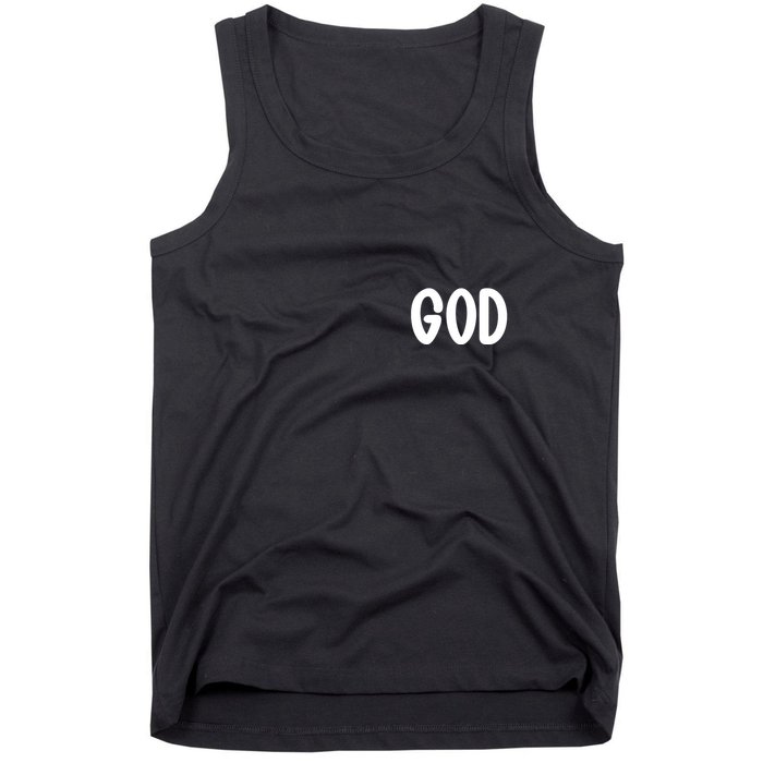 Agree Move End With God Never Doubt Amen God Front Back Tank Top