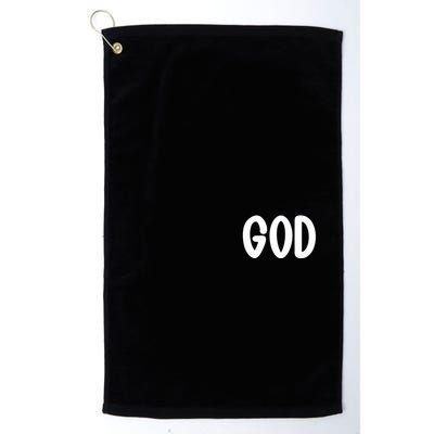 Agree Move End With God Never Doubt Amen God Front Back Golf Towel