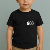 Agree Move End With God Never Doubt Amen God Front Back Toddler T-Shirt